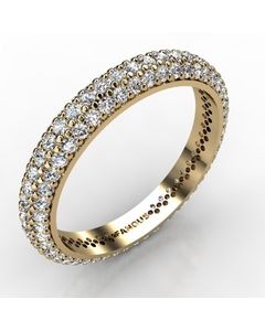 18k Yellow Gold Diamond Band 1.440cts SKU: 3100898-18ky