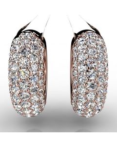 Rose Gold Earring SKU: 3600504-rose