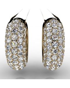 18k Yellow Gold Earring SKU: 3600504-18ky
