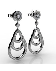 Platinum Earring 2.770cts SKU: 3600513-plat