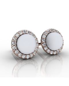 Rose Gold Earring 0.612cts SKU: 3600533-rose