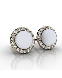 18k Yellow Gold Earring 0.612cts SKU: 3600533-18ky