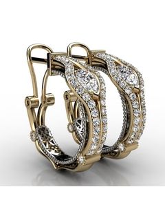 18k Yellow Gold Earring 1.756cts SKU: 3600630-18ky